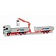 1/87 DAF XF SC ピックアップ トレーラー クレーン付き “Spedition Wormser”