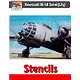 1/72 九九式双発軽爆撃機ステンシル (コーションマーク「ノルナ」等) (2機分) デカール