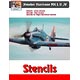 1/32 ホーカーハリケーン用ステンシル (コーションマーク等) (3機分) デカール