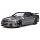 1/18 ニスモ GT-R (R34) クラブマン レース スペック(ガンメタリック)