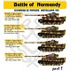 1/48 VI号戦車ティーガーI ノルマンディーの戦いパート1 「SS第101重戦車大隊」 デカール