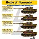1/48 VI号戦車ティーガーI ノルマンディーの戦いパート2 「SS第102重戦車大隊」 デカール