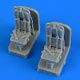 1/72 SH-3H シーキング用 パイロット席 (ベルト付) (2個入) (F社用)