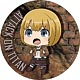 進撃の巨人 Season 2 カンバッジ アルミン デフォルメver
