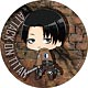 進撃の巨人 Season 2 カンバッジ リヴァイ デフォルメver