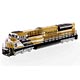1/87 トレインシリーズ EMD SD70ACE-T4 機関車(イエロー/ブラック) 塗装済ダイキャストモデル完成品