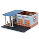 1/64 Mechanics Corner Series1 - Vintage Gas Station Gulf Oil