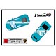 1/43 ランボルギーニ ミウラ 50th Anniversary set タヒチブルーメタリック/ゴールド