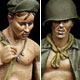 1/35 WW2 米海兵隊兵 2体セット (TBO35104 + TBO35105)