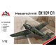 1/72 独・メッサーシュミットBf109D-1・ドイツ空軍 プラモデル
