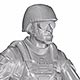 1/48 米・跪く兵士(第2師団)Part1