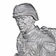 1/48 米・跪く兵士(第2師団)Part2