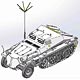 1/35 WW.II ドイツ軍 Sd.Kfz.252軽装甲観測車 プラモデル