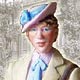 1/35 傘を持っている女性 1930年代