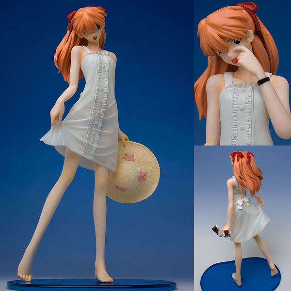 □アミエ・グラン 新世紀エヴァンゲリオン 1/6 夏服のアスカ フィギュア-