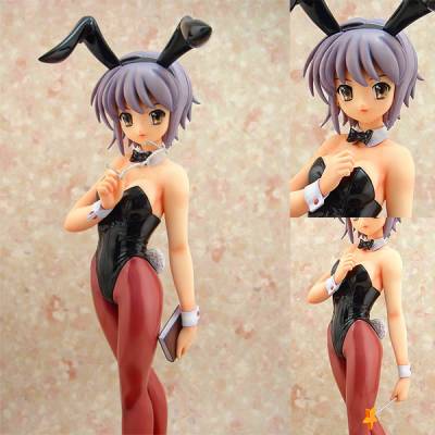 涼宮ハルヒの憂鬱 長門有希 バニーガール ブラックVer. 1/6 完成