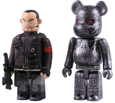 キューブリック-247/ベアブリック-000TS ジョン・コナー キューブリック＆T-600 ベアブリック セット[メディコム・トイ]《在庫切れ》
