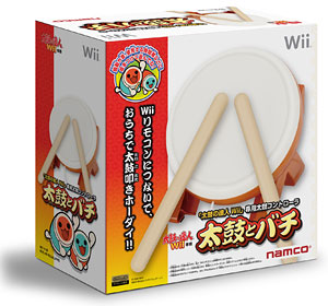 Wii 太鼓の達人Wii 専用コントローラ 太鼓とバチ（単品）（再販