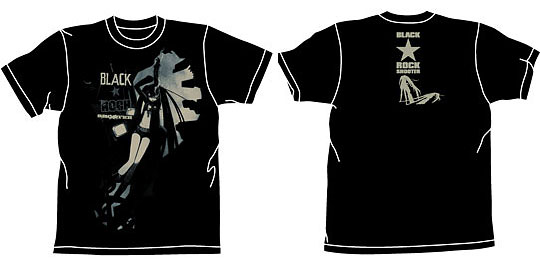 予約発売 ブラック☆ロックシューター Tシャツ 【公式通販】