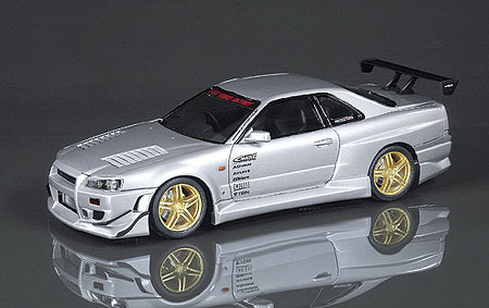 1/24 SパッケージバージョンR No.85 C-WEST R34 GT-R プラモデル（再販