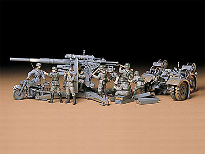 1/35 ミリタリーミニチュアシリーズ No.17 ドイツ 88mm砲 Flak36
