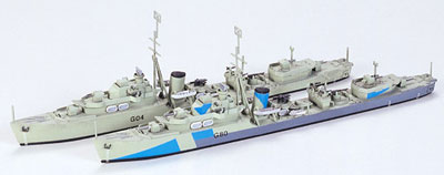 【中古】1/700 ウォーターラインシリーズ イギリス海軍駆逐艦 O級 (2艦セット) プラモデル[タミヤ]