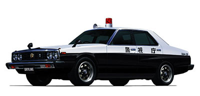 1/24 塗装済パトロールカー No.07 ジャパン 4Dr 前期型 無線警ら