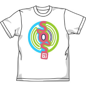 涼宮ハルヒの憂鬱 SOS団 Tシャツ/ホワイト-L[コスパ]《在庫切れ》