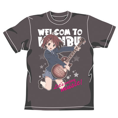 けいおん！ 平沢唯 Tシャツ/チャコール-XL（再販）[コスパ]《在庫切れ》