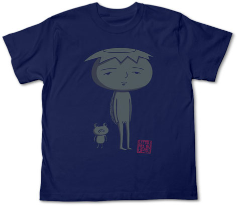 伝染るんです。 かっぱ＆かえるTシャツ/インディゴ-M（再販）[コスパ