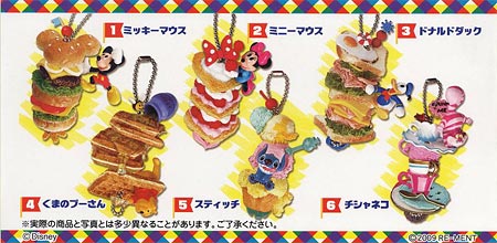 ディズニーキャラクター かさねてマスコット BOX（食玩）[リーメント