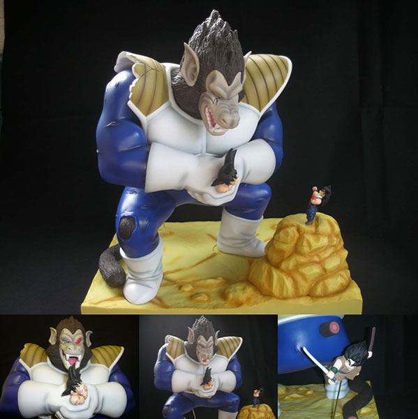 ジーマ限定品超レア ドラゴンボールZ大猿ベジータジオラマモデル