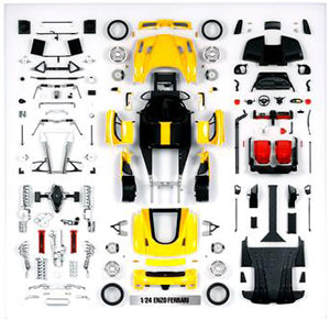 タミヤ　1/24 ENZO フェラーリ用パーツ パーツパネルコレクション 1/24 エンツォ フェラーリ パーツパネル