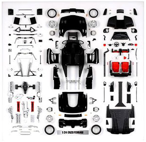 パーツパネルコレクション 1/24 エンツォ フェラーリ パーツパネル