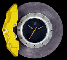 オートアート　時計 オートアートデザイン セラミックブレーキディスク・クロック