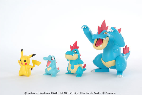 【中古】ポケットモンスター ポケモンプラモコレクション オーダイル進化セット[バンダイ]