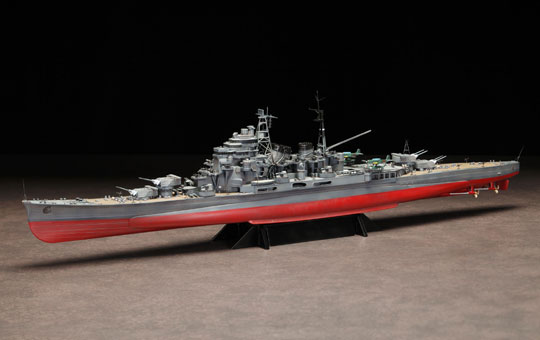 プラモデル 1/350 アイアンクラッド〈鋼鉄艦〉 重巡洋艦 摩耶 1944(リテイク版)[アオシマ]《在庫切れ》