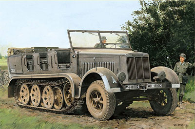 ドラゴンモデル プラモデル 1/35 ドイツ Sd.Kfz.7 8tハーフトラック 極
