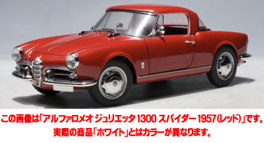 1/18 ダイキャスト・モデルカー アルファロメオ ジュリエッタ 1300