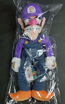 スーパーマリオ ぬいぐるみ ワルイージ S 単品[三英貿易]《在庫