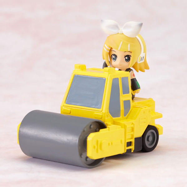 【中古】ねんどろいどぷらす ボーカロイド 激走プルバックカー リン＆ロードローラー(イエロー) 単品[フリーイング]