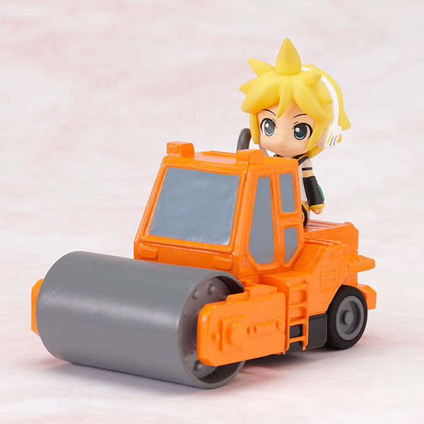 ねんどろいどぷらす ボーカロイド 激走プルバックカー レン＆ロードローラー(オレンジ) 単品[フリーイング]《在庫切れ》