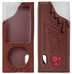 ディズニー Ipod Nano第5世代専用シリコンケース チョコレート グルマンディーズ 在庫切れ