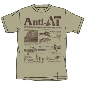 装甲騎兵ボトムズ ANTI-AT Ｔシャツ/サンドカーキ-L（再販）[コスパ