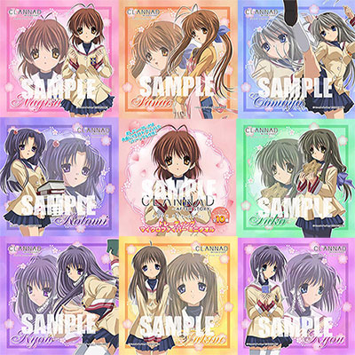 CLANNAD クラナドꕤカバー&マイクロファイバータオルハンカチの6種セットꕤ CLANNAD -AFTER STORY- クラナド アフターストーリー トレーディング