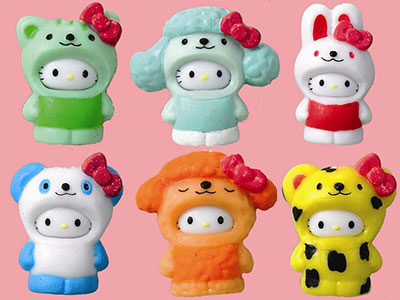 きぐるみハローキティ お風呂でポン！ BOX（仮称・浴玩）[エポック