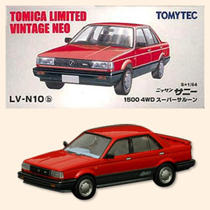 トミカリミテッド ヴィンテージ TLV-N10b 日産サニー1500 4WD スーパー