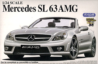 プラモデル ザ・ベストカーGT No.6 1/24 メルセデスベンツ ＳＬ ６３ ＡＭＧ[アオシマ]《在庫切れ》