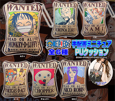 ONEPIECE / ワンピース 手配書 マット クッション ルフィ チョッパー ONEPIECE / ワンピース 手配書 マット クッション ルフィ