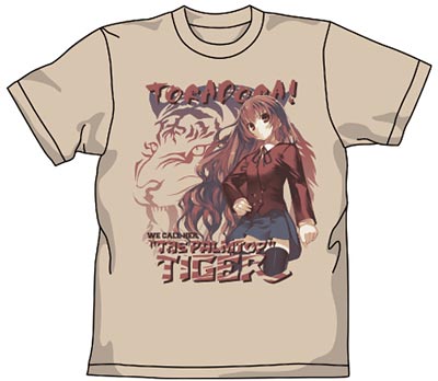 とらドラ！ 逢坂大河 Tシャツ/ライトベージュ-L（再販）[コスパ 